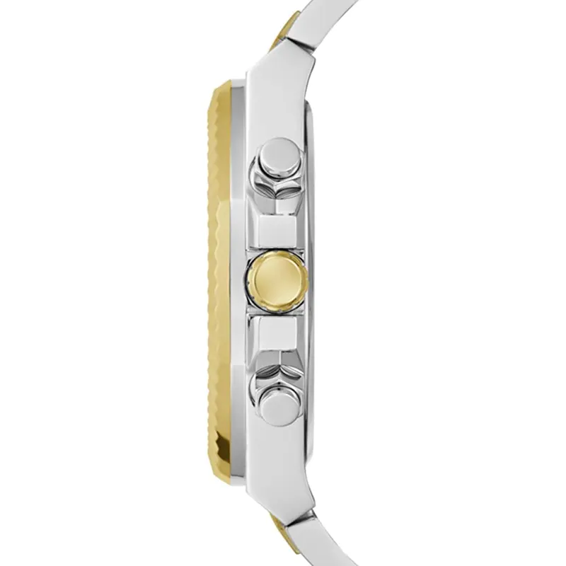 Guess Traction Multi-function Two-tone Men’s Watch- GW0800G1
